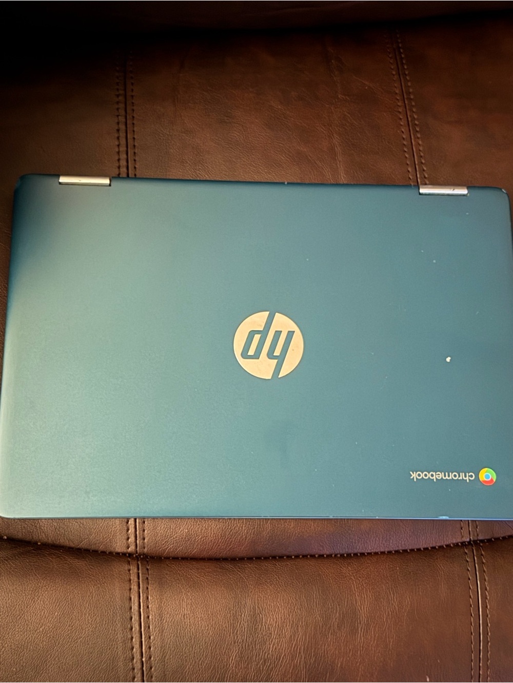 HP Teal Blue Chromebook Convertible Laptop